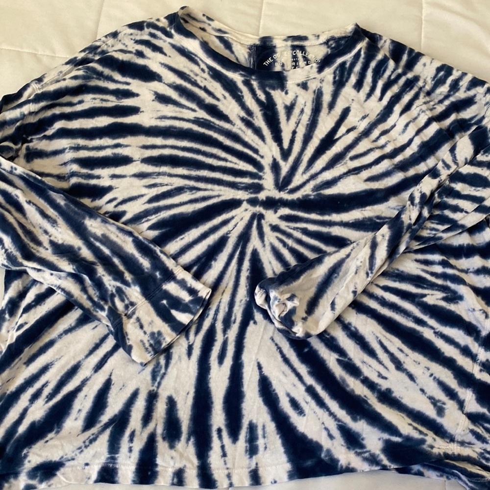 Aeropostale Boyfriend Tee (Blue Tye Die)